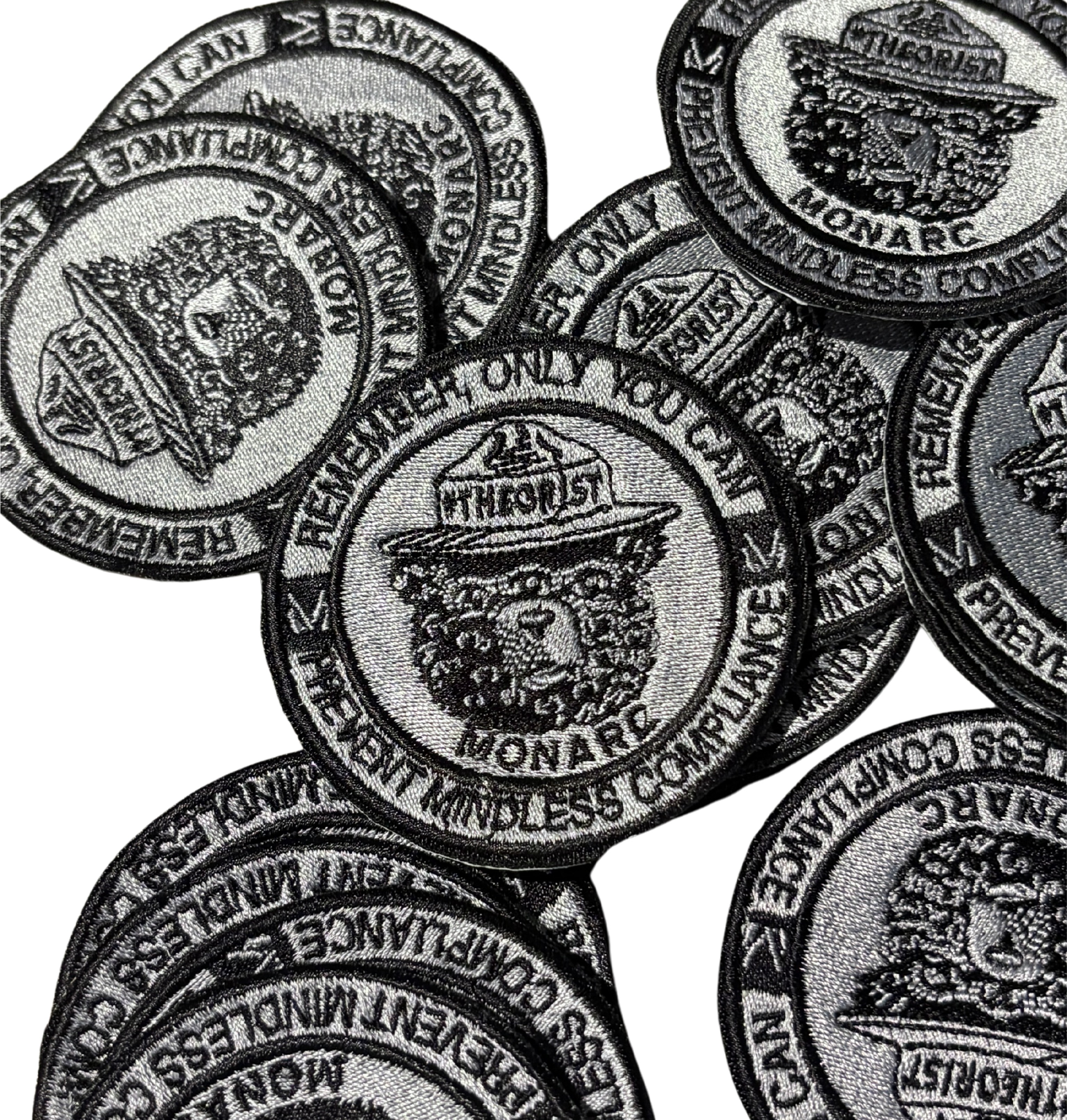 Prevent Mindless Compliance Iron-on Patch